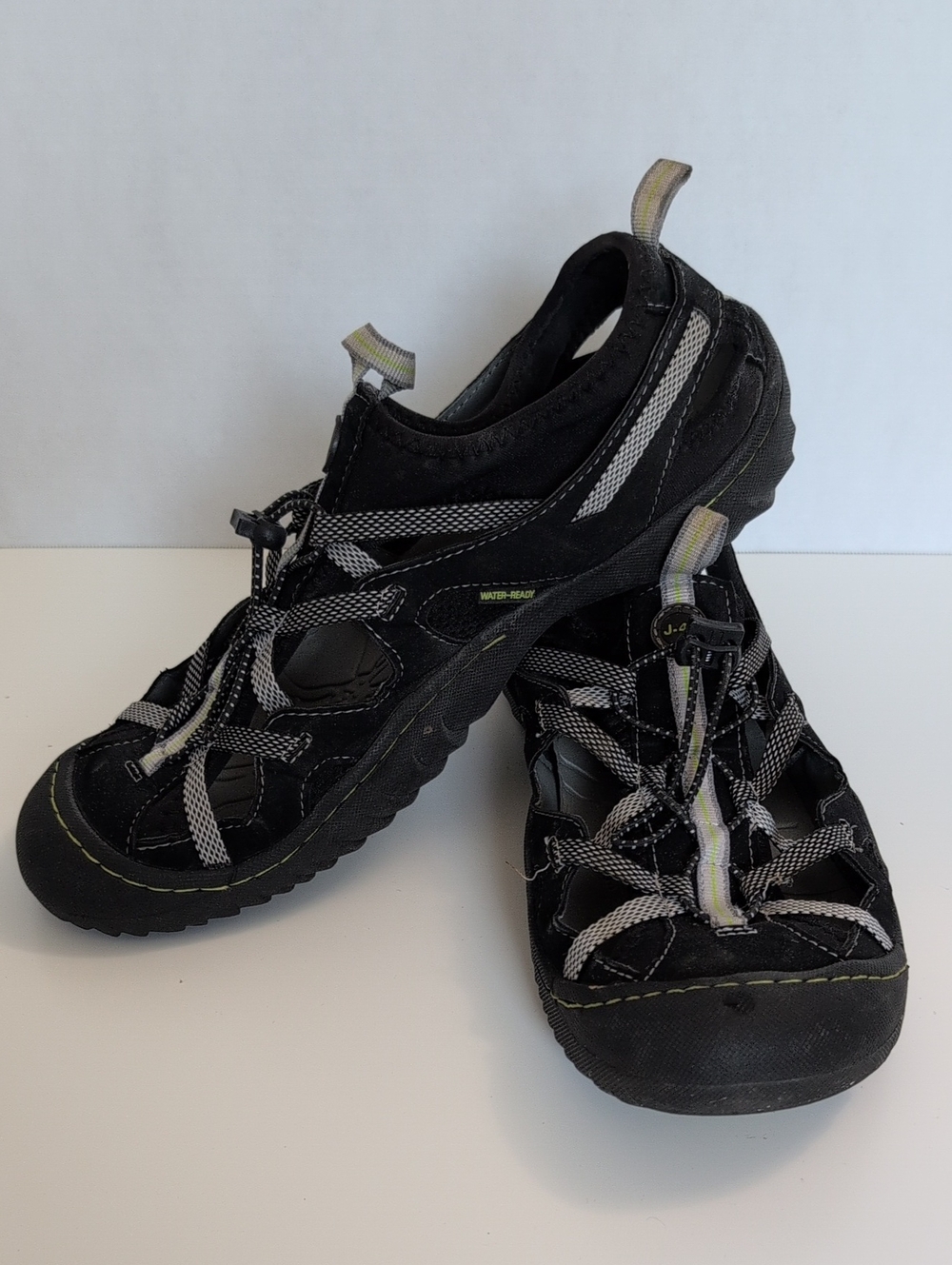 Black Water-Ready J-41 JBU Outdoor Sandals